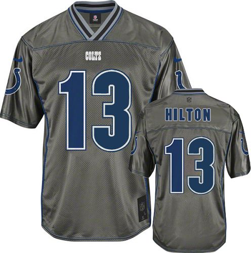 Men's Limited T.Y. Hilton Nike Jersey Grey - #13 Vapor NFL Indianapolis Colts